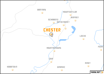 map of Chester