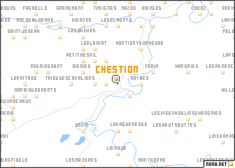 map of Chestion