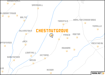 map of Chestnut Grove