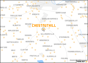 map of Chestnut Hill