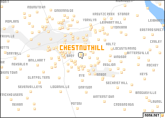 map of Chestnut Hill