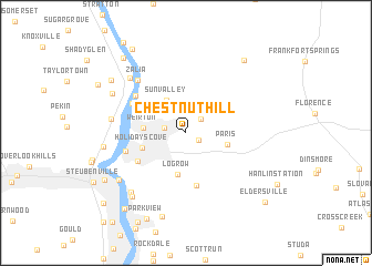 map of Chestnut Hill