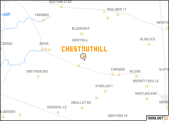 map of Chestnut Hill