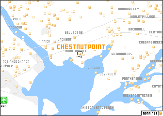 map of Chestnut Point