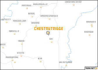 map of Chestnutridge