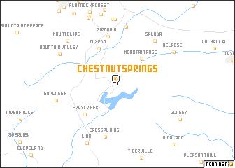map of Chestnut Springs