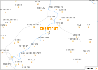 map of Chestnut