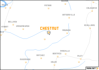 map of Chestnut