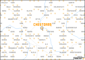 map of Chʼestomas