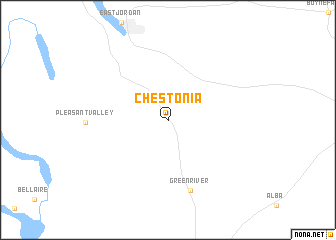 map of Chestonia