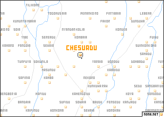 map of Chesuadu