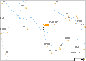 map of Chesua