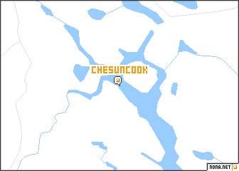 map of Chesuncook