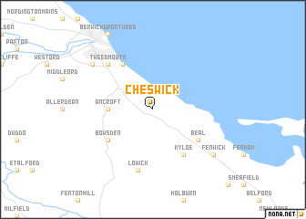 map of Cheswick