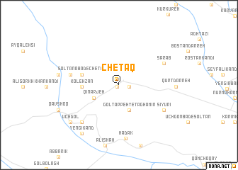 map of Cheţāq