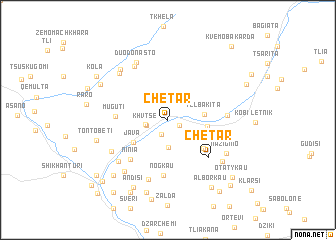 map of Chetar