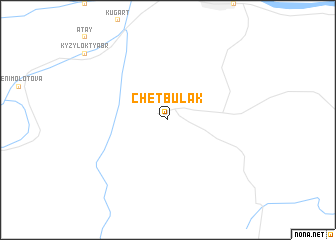 map of Chetbulak