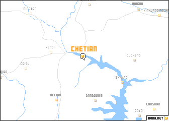 map of Chetian