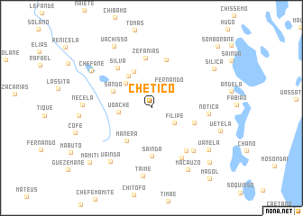 map of Chetico