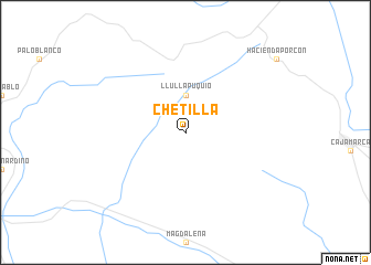 map of Chetilla