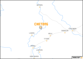 map of Chetong