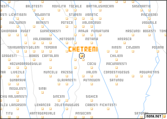 map of Chetreni