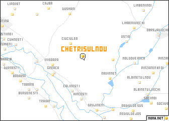 map of Chetrişul Nou