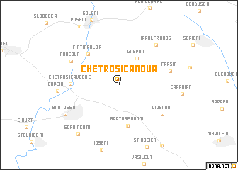 map of Chetroşica Nouă