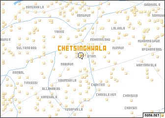 map of Chet Singhwāla