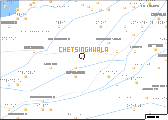 map of Chet Singhwāla