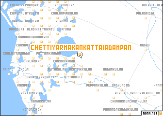 map of Chettiyarmakankattaiadampan