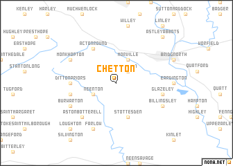 map of Chetton