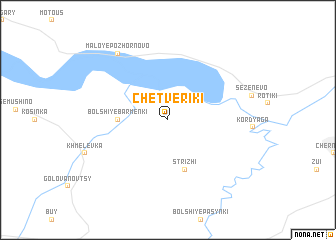 map of Chetveriki