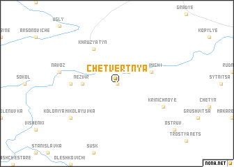 map of Chetvertnya