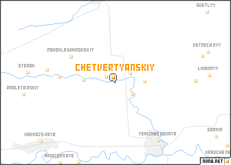 map of (( Chetvertyanskiy ))