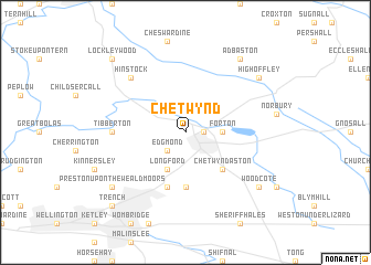 map of Chetwynd