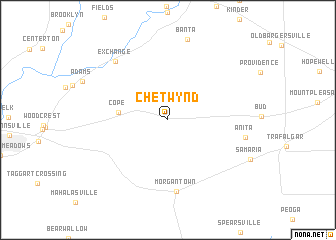 map of Chetwynd