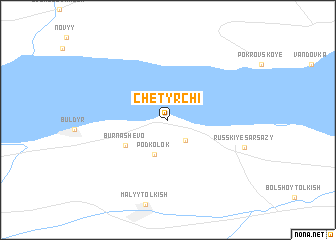 map of Chetyrchi