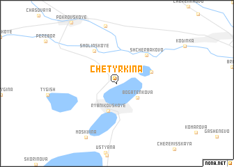 map of (( Chetyrkina ))