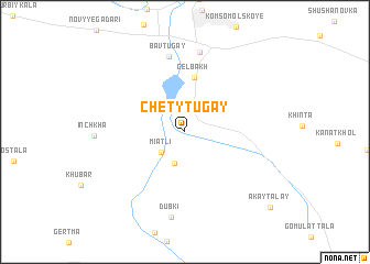 map of ((Chety-Tugay ))