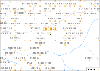 map of Cheual