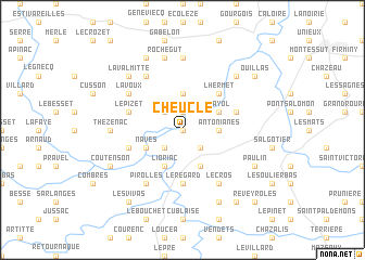 map of Cheucle