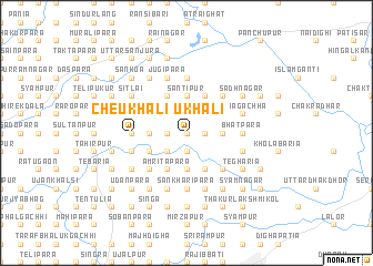 map of Cheukhāli