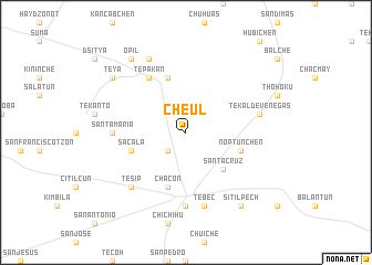 map of Cheul