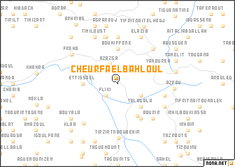 map of Cheurfa el Bahloul
