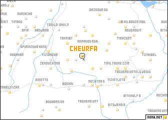 map of Cheurfa