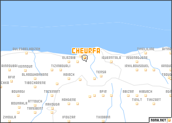 map of Cheurfa