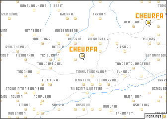 map of Cheurfa