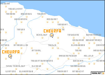 map of Cheurfa