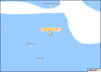 map of Cheuskiny